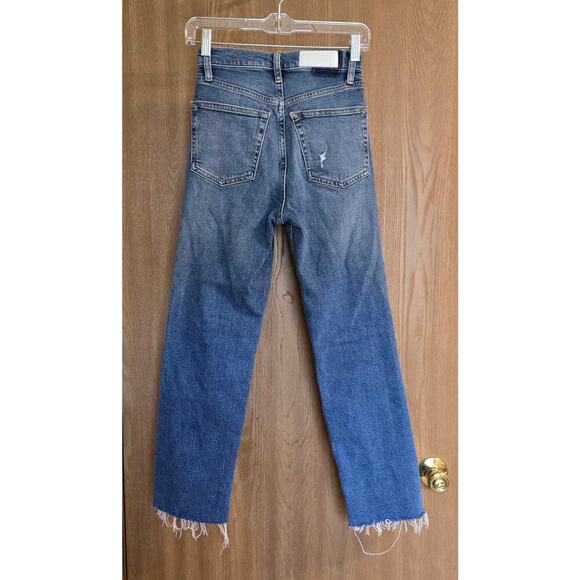 RE/DONE 70s Ultra High Rise Stove Pipe Jeans - Picture 3 of 16